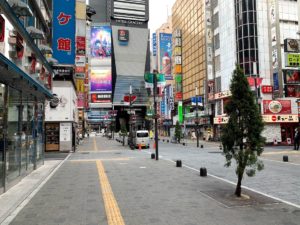 4月10日歌舞伎町　昼間