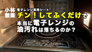 電子レンジ　掃除　チン！してふくだけ