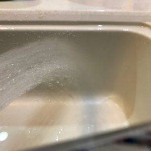 シンク　水垢