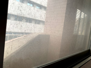 窓ガラスの汚れ
